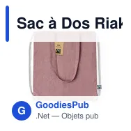 Sac à Dos Riak Fairtrade - Miniature 1