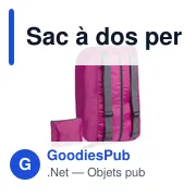 Sac à dos personnalisable Ribuk avec logo pour entreprises - Miniature 1