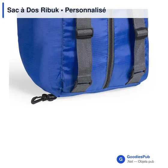 Sac à dos personnalisable Ribuk avec logo pour entreprises - Image 10
