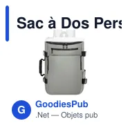 Sac à Dos Personnalisable Rigan avec Logo - Design Urbain - Miniature 1