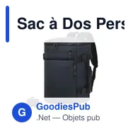 Sac à Dos Personnalisable Rigan avec Logo - Design Urbain - Miniature 2