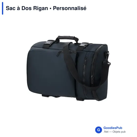 Sac à Dos Personnalisable Rigan avec Logo - Design Urbain - Image 11