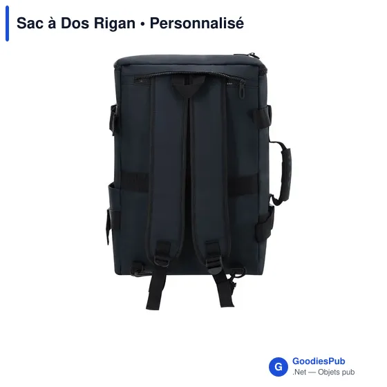 Sac à Dos Personnalisable Rigan avec Logo - Design Urbain - Image 6