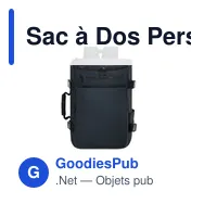 Sac à Dos Personnalisable Rigan avec Logo - Design Urbain - Miniature 8