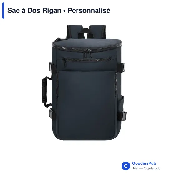 Sac à Dos Personnalisable Rigan avec Logo - Design Urbain - Image 8