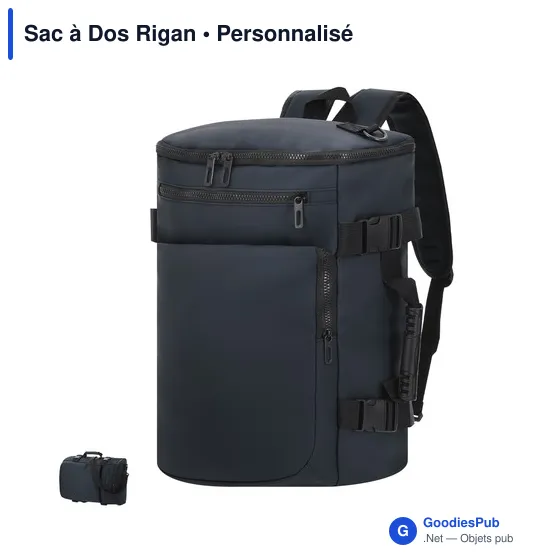 Sac à Dos Personnalisable Rigan avec Logo - Design Urbain - Image 9