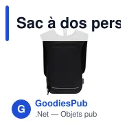 Sac à dos personnalisable Rinix avec logo - Écologique et pratique - Miniature 1