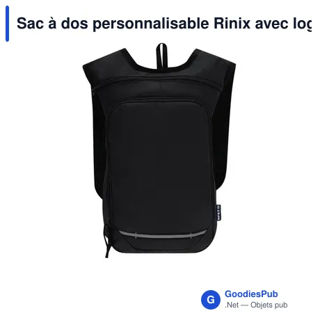 Sac à dos personnalisable Rinix avec logo - Écologique et pratique