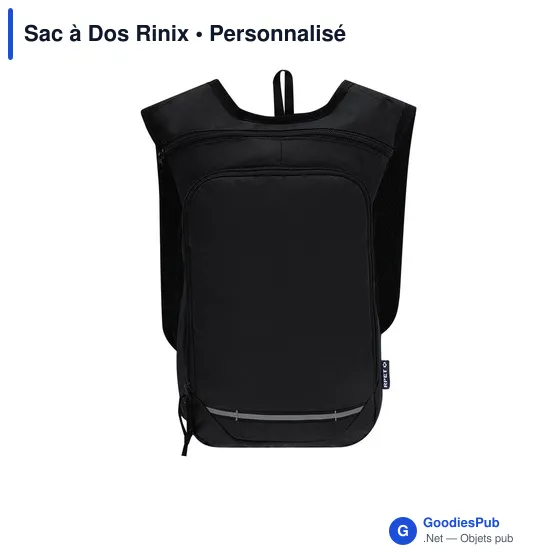 Sac à dos personnalisable Rinix avec logo - Écologique et pratique - Image 1