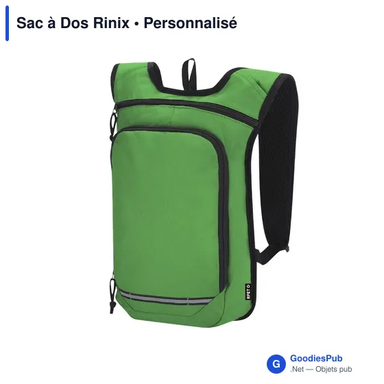 Sac à dos personnalisable Rinix avec logo - Écologique et pratique - Image 2