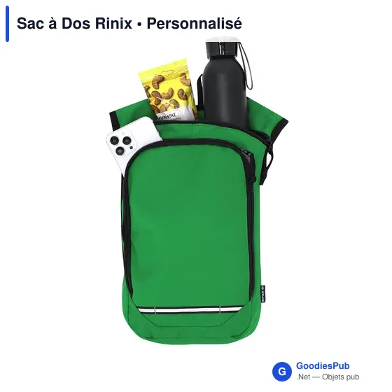 Sac à dos personnalisable Rinix avec logo - Écologique et pratique - Image 11