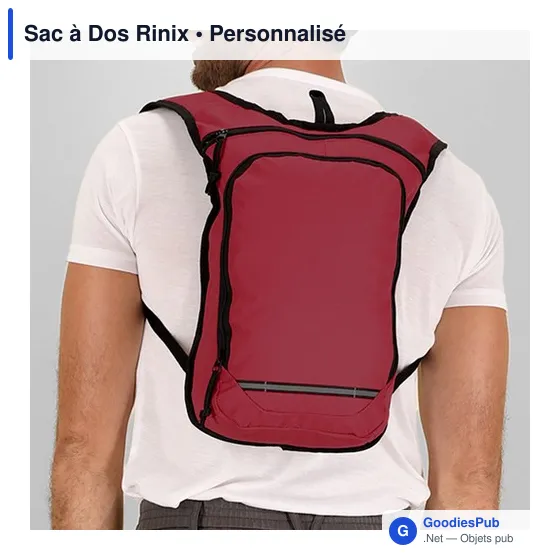 Sac à dos personnalisable Rinix avec logo - Écologique et pratique - Image 12
