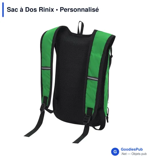 Sac à dos personnalisable Rinix avec logo - Écologique et pratique - Image 4