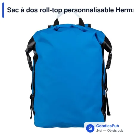 Sac à dos roll-top personnalisable Hermann avec logo