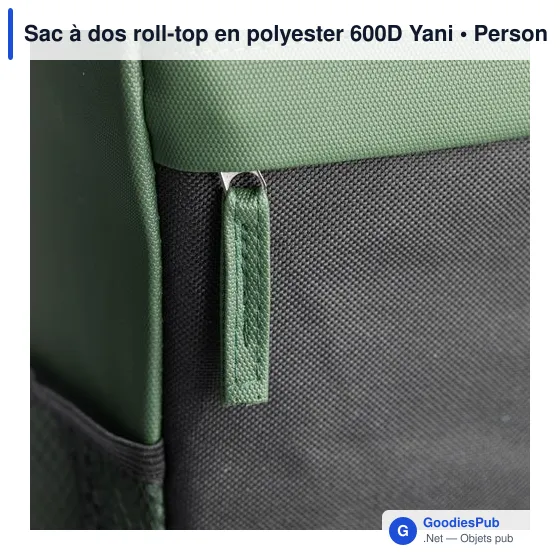 Sac à dos roll-top personnalisable en polyester 600D avec logo - Image 8