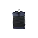 Variante bleu - Sac à dos roll-top personnalisable en polyester 600D avec logo