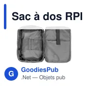 Sac à dos personnalisable RPET pour ordinateur portable 15,6" - Logo - Miniature 8