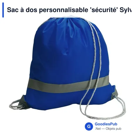 Sac à dos personnalisable 'sécurité' Sylvie avec logo