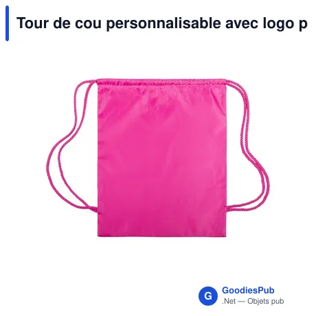 Tour de cou personnalisable avec logo pour entreprises