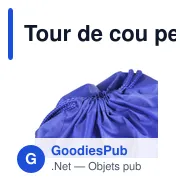Tour de cou personnalisable avec logo pour entreprises - Miniature 4
