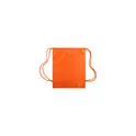 Variante orange - Tour de cou personnalisable avec logo pour entreprises