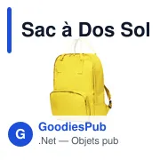 Sac à dos personnalisable Soken avec logo - Design urbain - Miniature 4