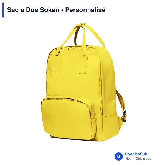 Sac à dos personnalisable Soken avec logo - Design urbain - Image 4