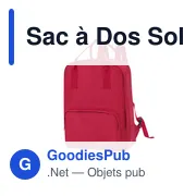 Sac à dos personnalisable Soken avec logo - Design urbain - Miniature 8