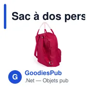 Sac à dos personnalisable Soken avec logo - Design urbain - Miniature 9