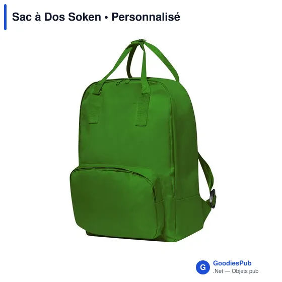 Sac à dos personnalisable Soken avec logo - Design urbain - Image 10