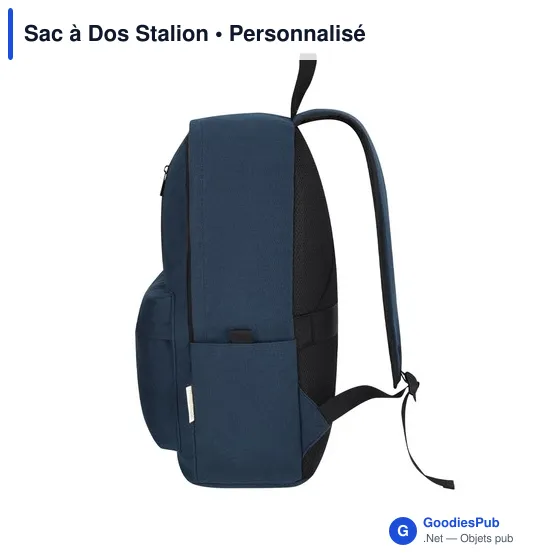 Sac à dos personnalisable Stalion avec logo - Coton recyclé - Image 11