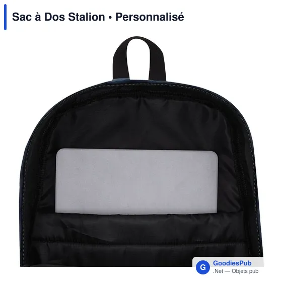 Sac à dos personnalisable Stalion avec logo - Coton recyclé - Image 12