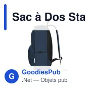 Sac à dos personnalisable Stalion avec logo - Coton recyclé - Miniature 5