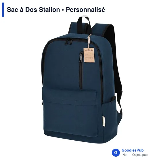 Sac à dos personnalisable Stalion avec logo - Coton recyclé - Image 9