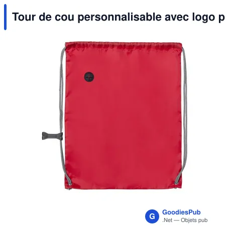Tour de cou personnalisable avec logo pour entreprises