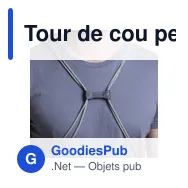 Tour de cou personnalisable avec logo pour entreprises - Miniature 12