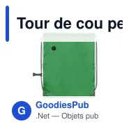 Tour de cou personnalisable avec logo pour entreprises - Miniature 9