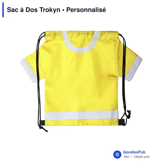 Sac à dos cordon personnalisable avec logo pour entreprise - Image 3