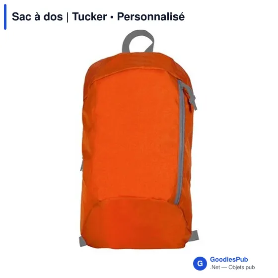 Sac à dos personnalisable Tucker avec logo pour vos événements - Image 2