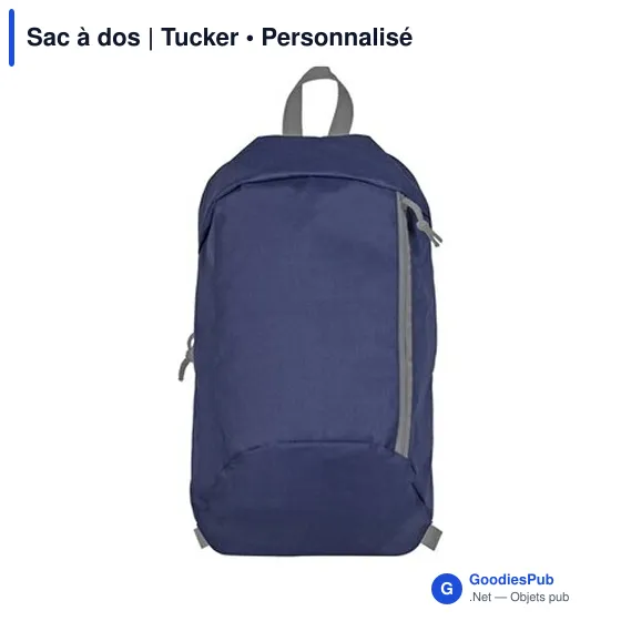Sac à dos personnalisable Tucker avec logo pour vos événements - Image 4