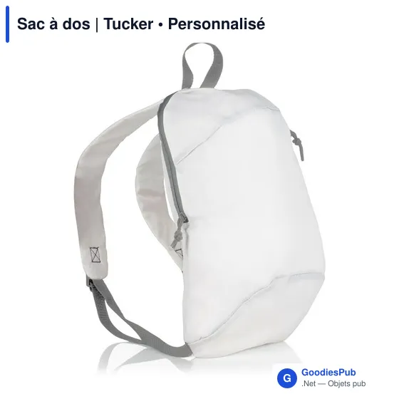 Sac à dos personnalisable Tucker avec logo pour vos événements - Image 5