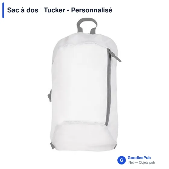 Sac à dos personnalisable Tucker avec logo pour vos événements - Image 6