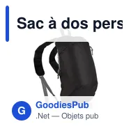 Sac à dos personnalisable Tucker avec logo pour vos événements - Miniature 8