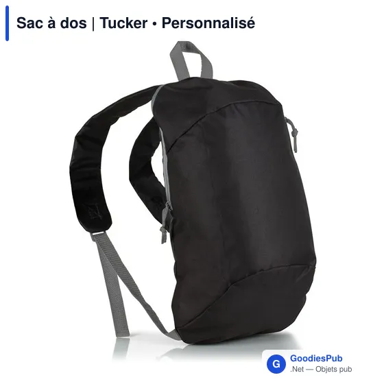Sac à dos personnalisable Tucker avec logo pour vos événements - Image 8