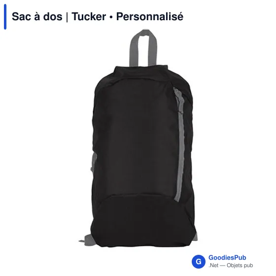 Sac à dos personnalisable Tucker avec logo pour vos événements - Image 9