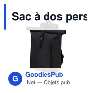Sac à dos personnalisable Wendell avec logo - Écologique et pratique - Miniature 11
