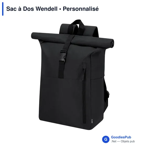 Sac à dos personnalisable Wendell avec logo - Écologique et pratique - Image 11