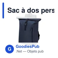 Sac à dos personnalisable Wendell avec logo - Écologique et pratique - Miniature 3
