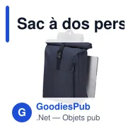 Sac à dos personnalisable Wendell avec logo - Écologique et pratique - Miniature 5