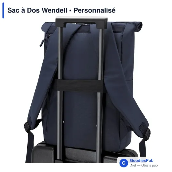 Sac à dos personnalisable Wendell avec logo - Écologique et pratique - Image 7